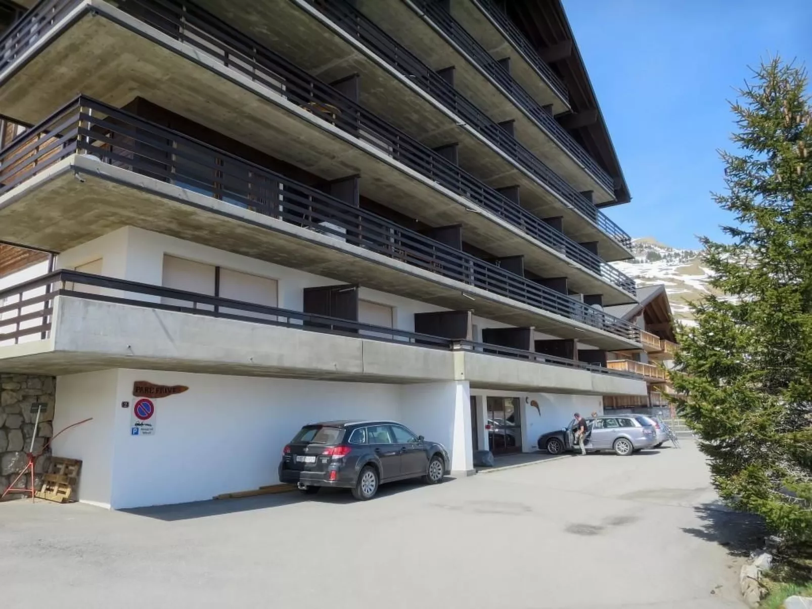 3 Zi FeWo App 23. Le Miroi an Skipiste-Draußen