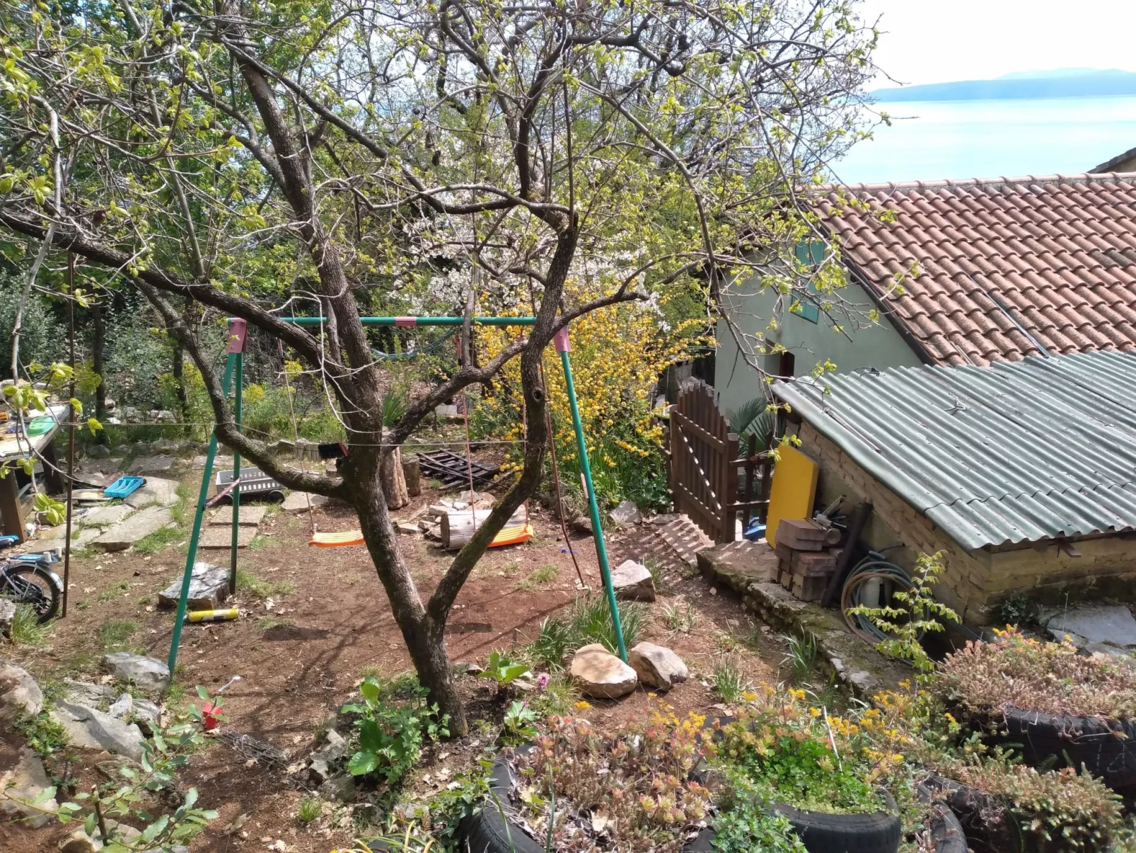 Mit Terrasse-Draußen