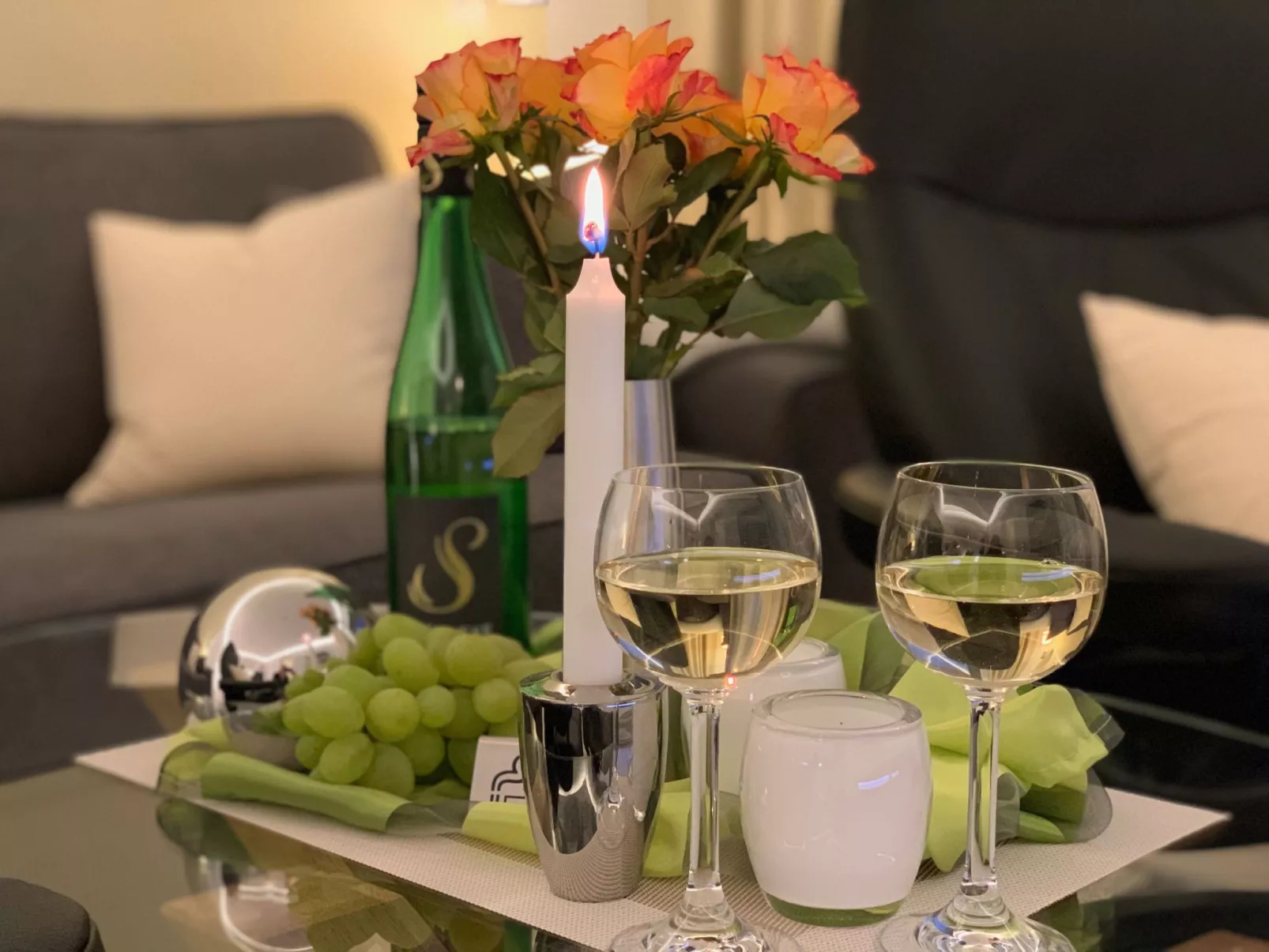 Ferienwohnung mit Boxspringbett-Drinnen