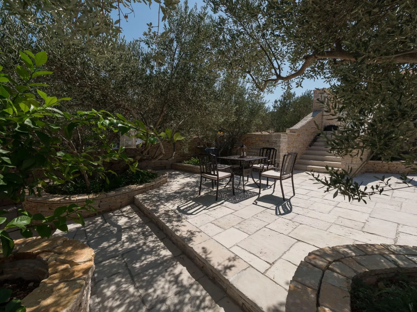 Wohnung "Villa Kos A-1" mit Pool-Draußen