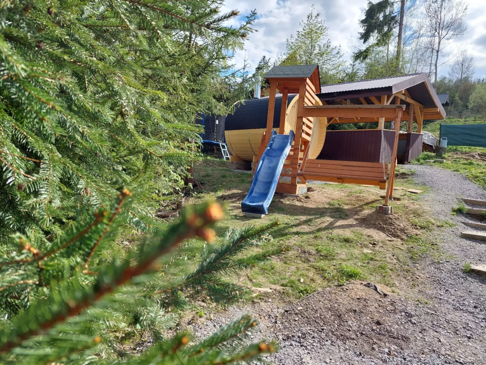 Hütte in der Orava-Draußen