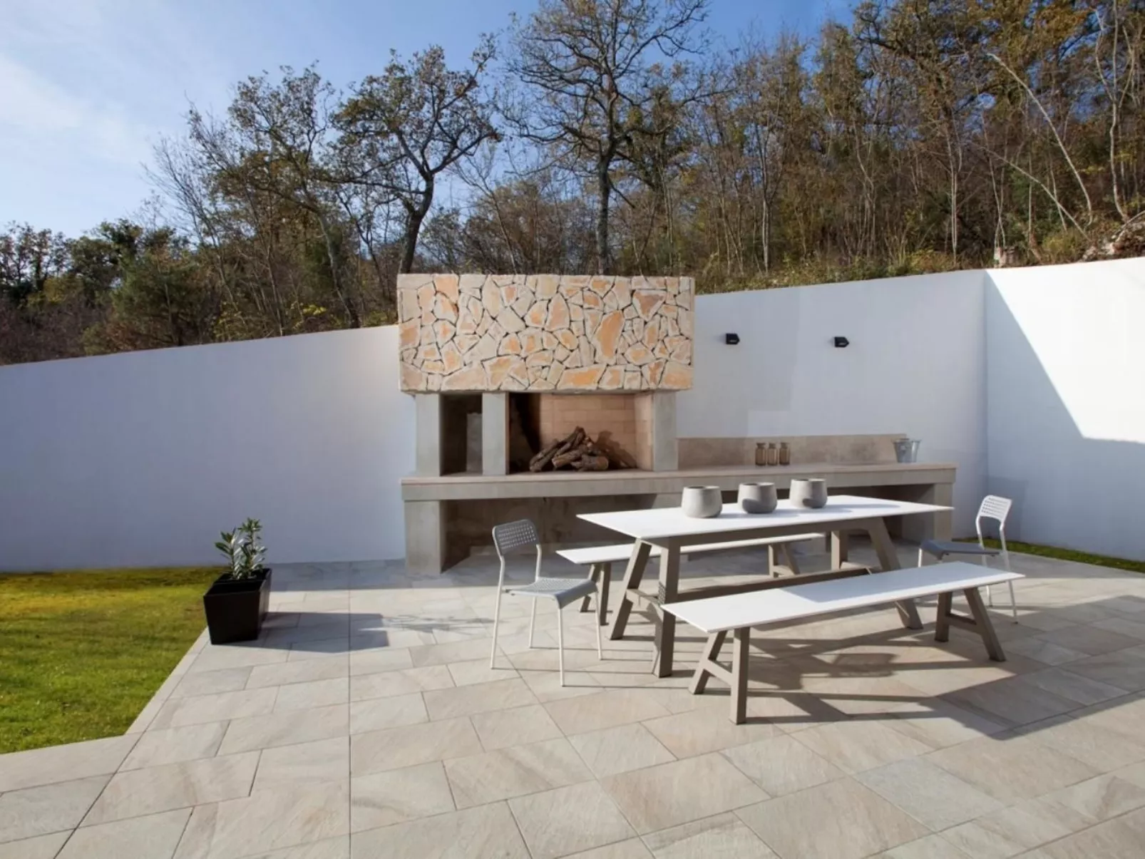 Moderne Villa Arsia mit Pool, gelegen in der Nähe von Labin-Dehors