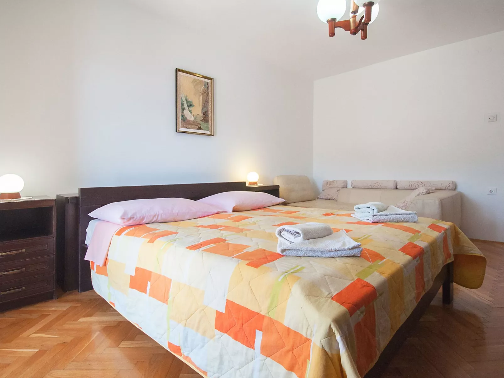 Wohnung "Olia Blue" mit Balkon-Dedans