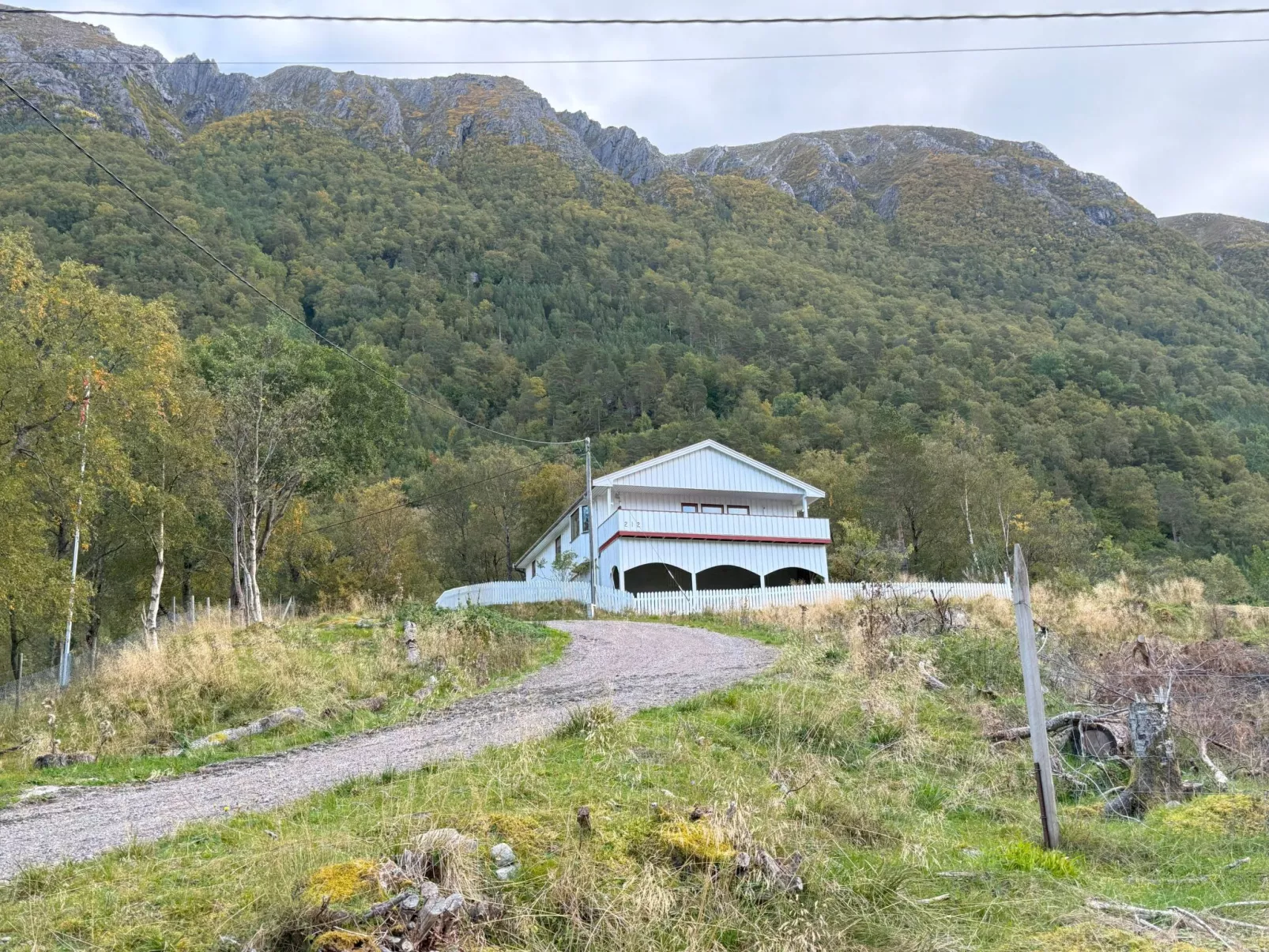 Stabben white House-Dehors