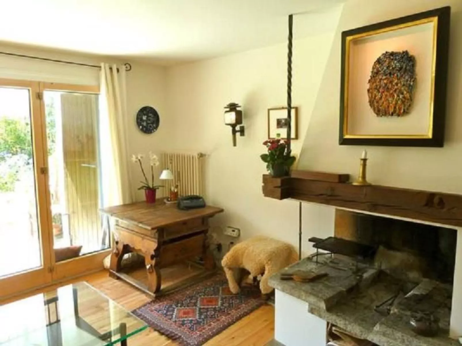 Chesa Cagiuma, Gartenwohnung-Dedans