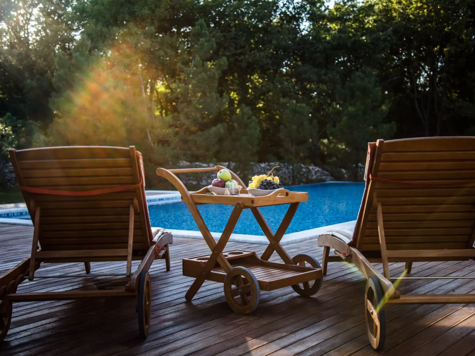 Ferienvilla 'Breg' mit Whirlpool-Draußen