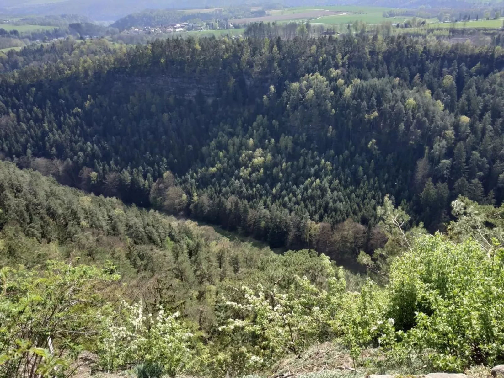 In Pirna mit Schöner Terrasse-Dehors