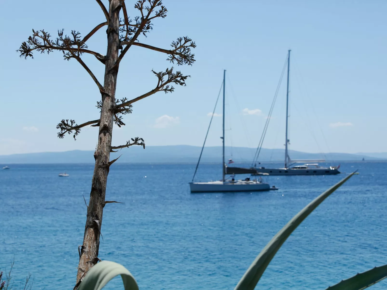 Für 5 Personen ca. 65 m&sup2; in Okrug Gornji, Adriaküste Kroatien (Kroatische-Dehors