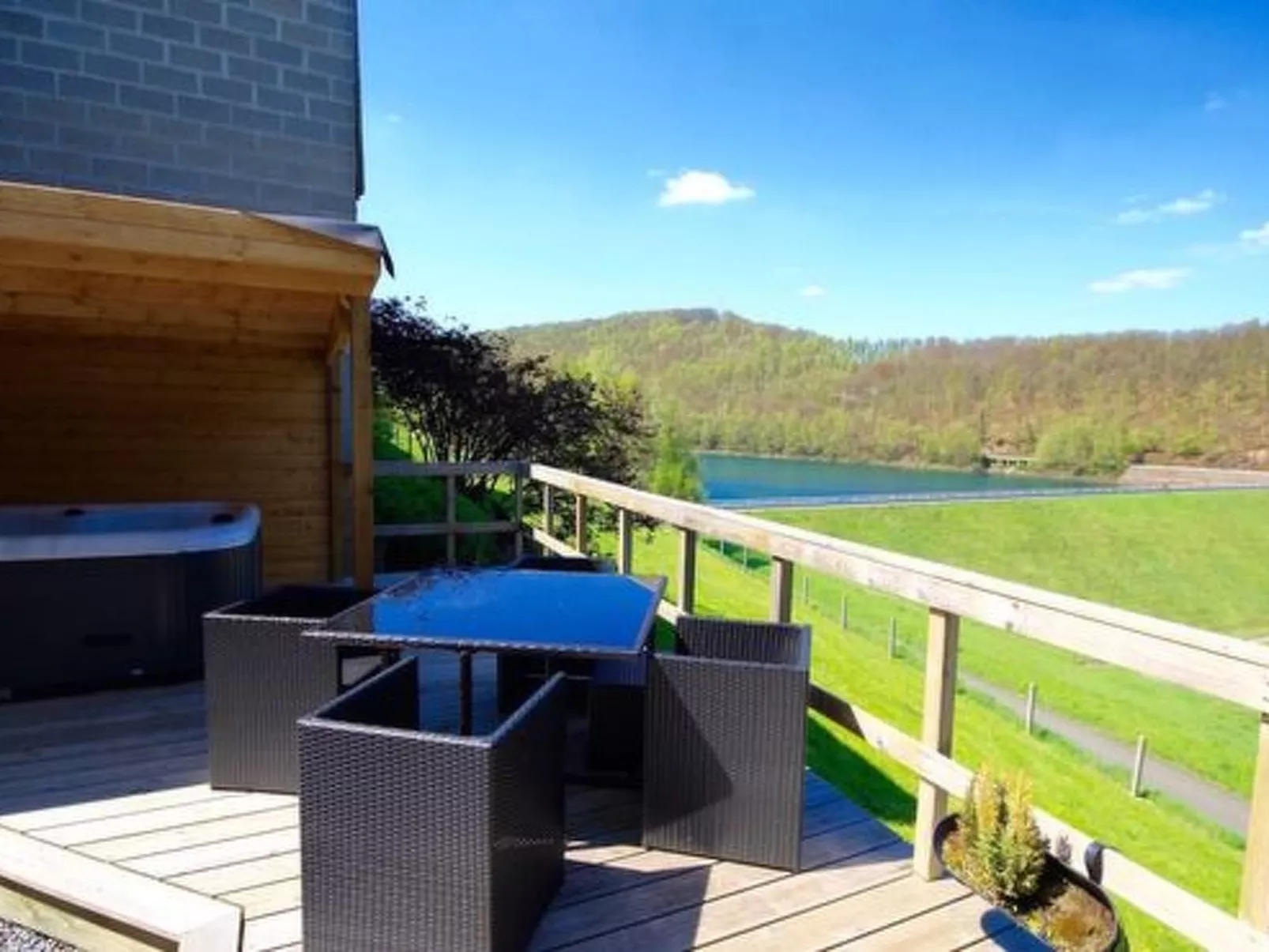 Duplex Ferme Simon 4p mit Jacuzzi und Sauna-Outside