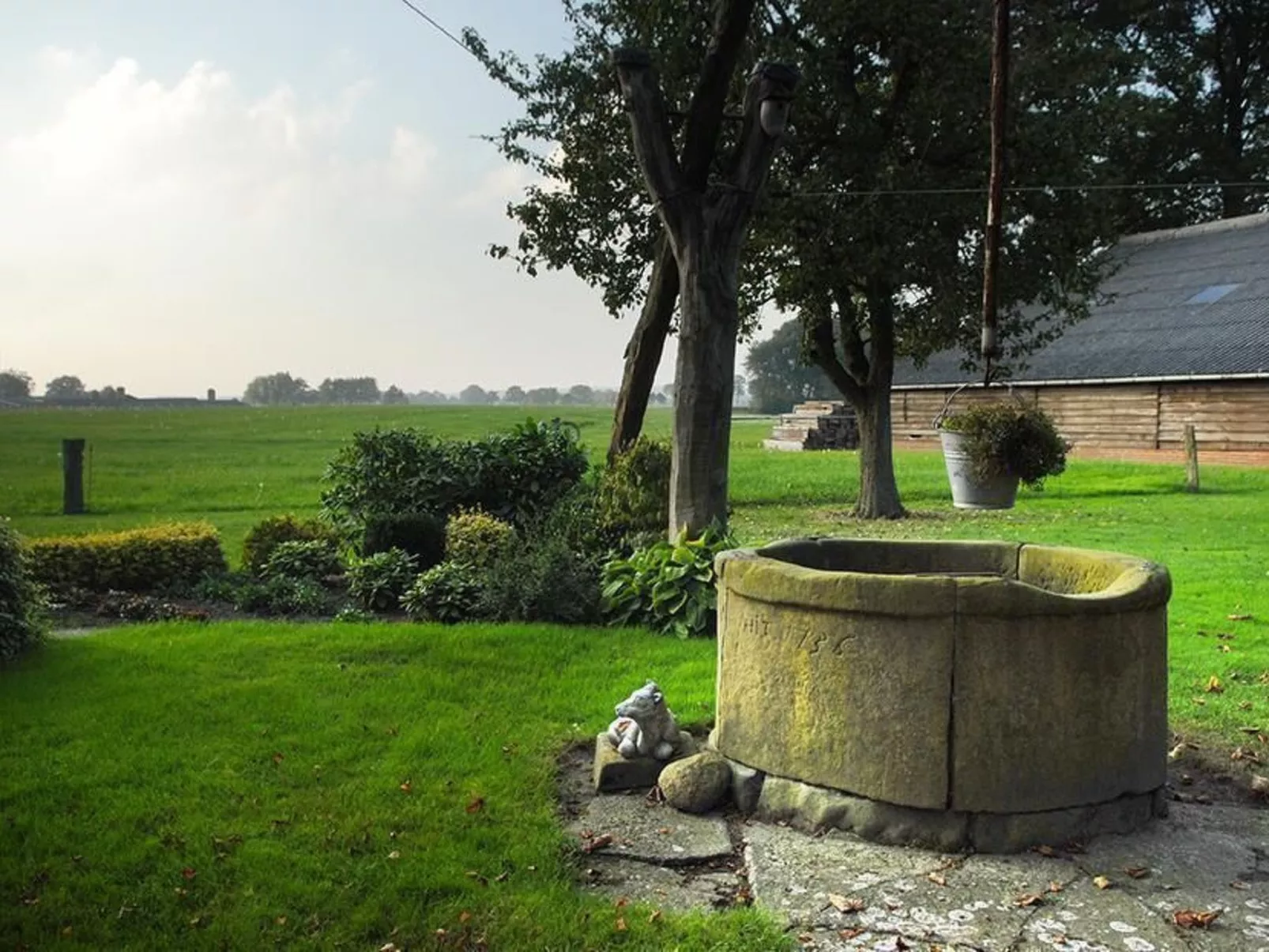 Fachwerkhaus "Das Reggestee" auf dem Bauernhof-Dehors