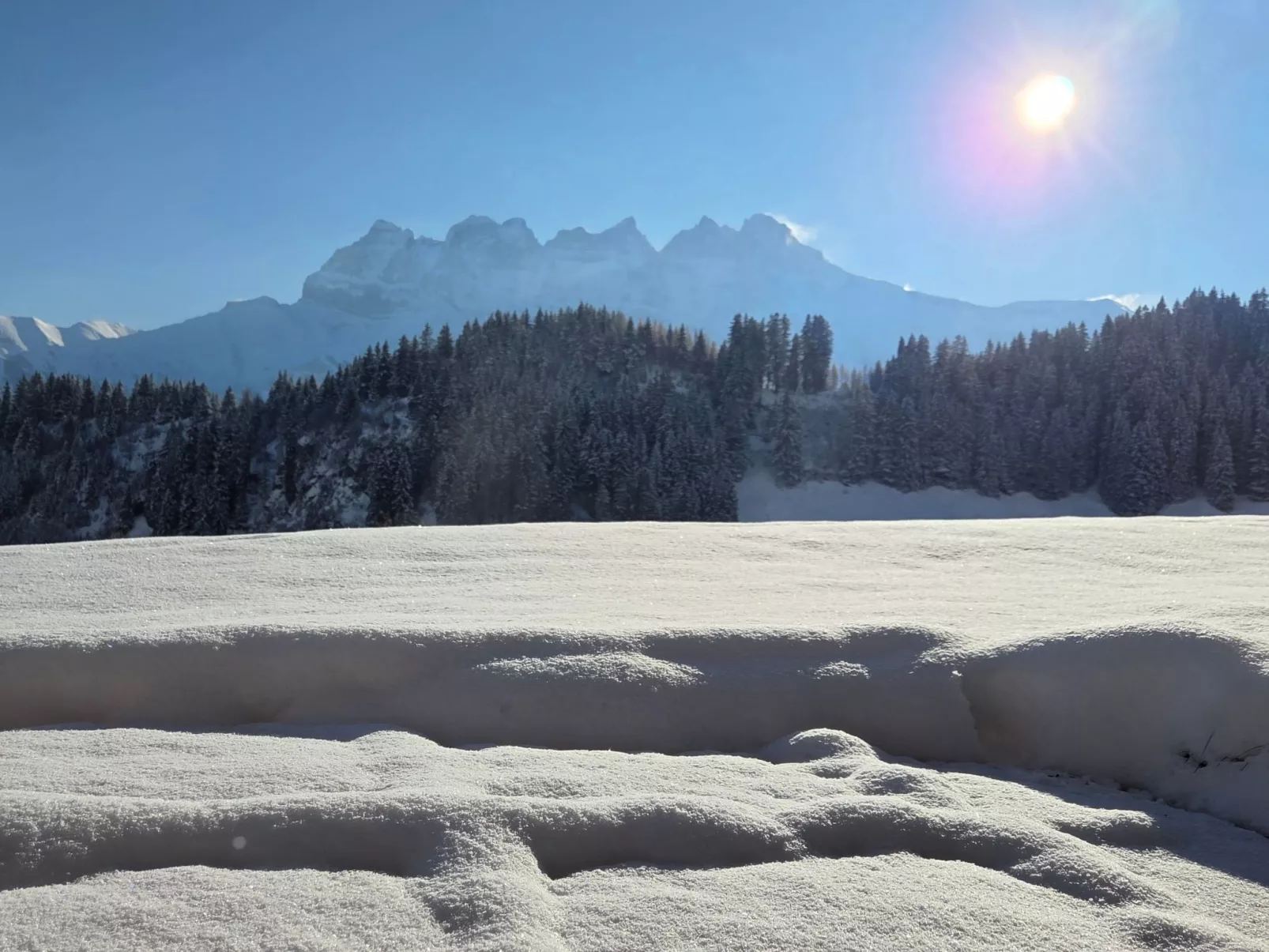 Chalet "Ecureuil" in den Portes du Soleil im Wallis-Outside
