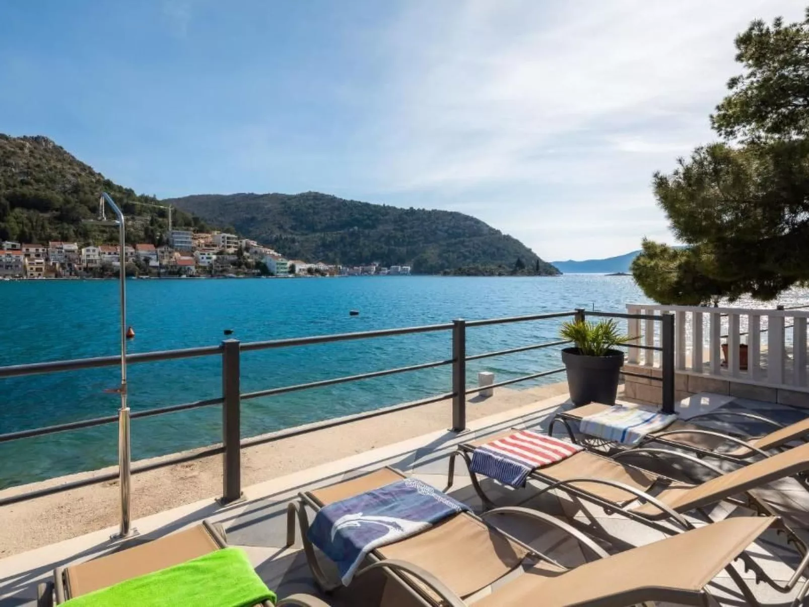 Sonnenaufgang an der Adria - Strandhaus-Draußen