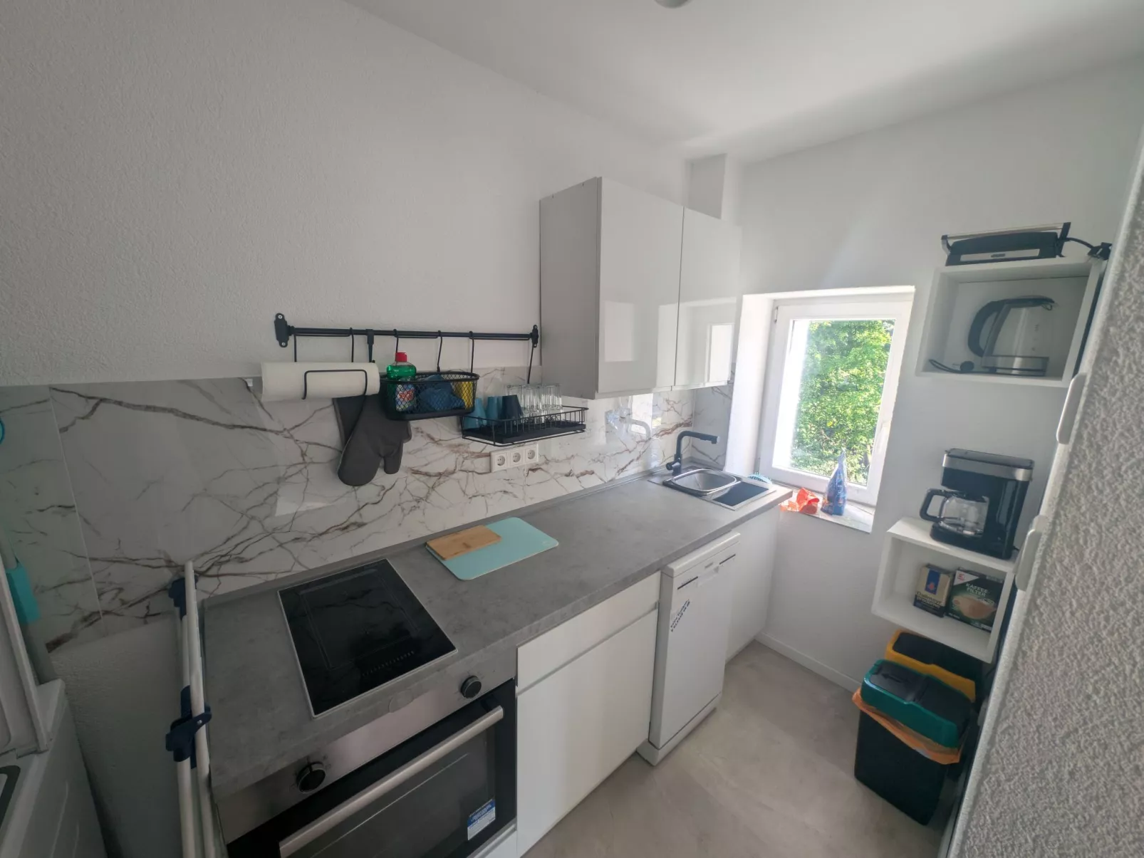 Kleine Stadtwohnung-Drinnen