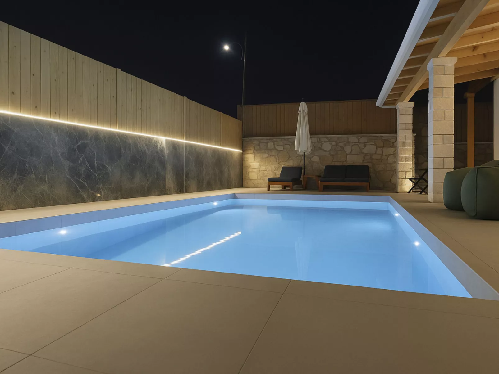 Entdecken Sie die ruhige Opulenz der Luxusvilla Levanda in Südalbanien - Dehors