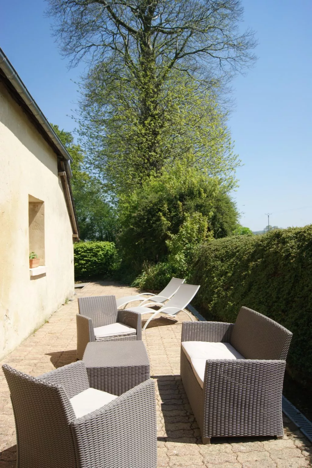Normannisches Ferienhaus mit Charme les châtaigniers 1 Zimmer-Dedans
