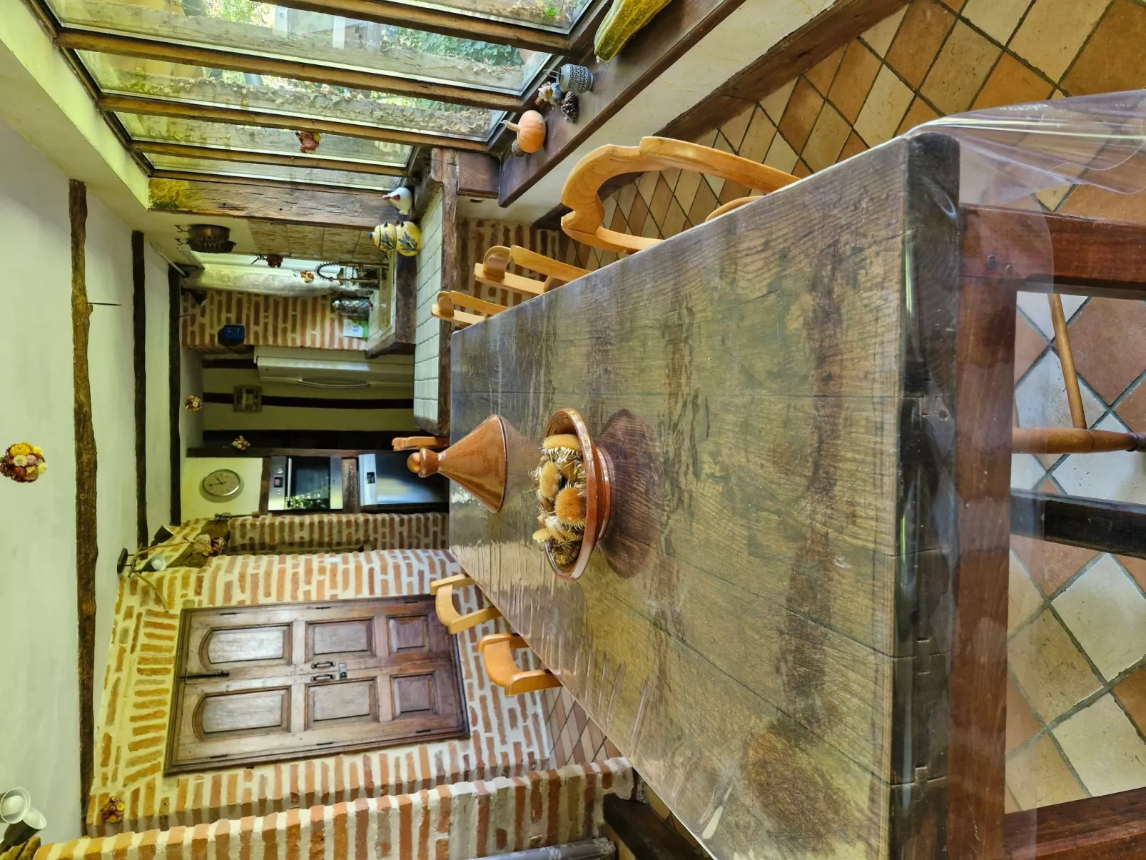 Die Unterkunft für zwei bis sechs Personen, Schwimmbad, Bouleplatz, Spa, Tennis-Drinnen