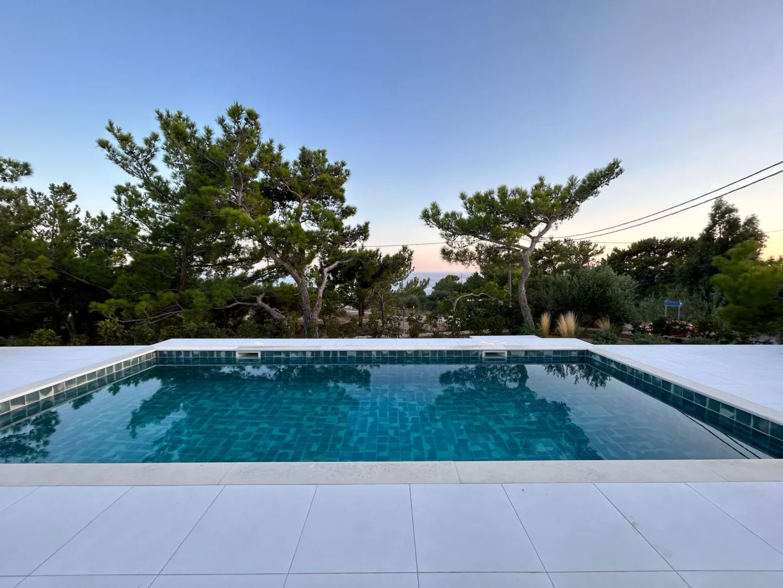 Villa Maria mit privatem Pool und Meerblick-Outside