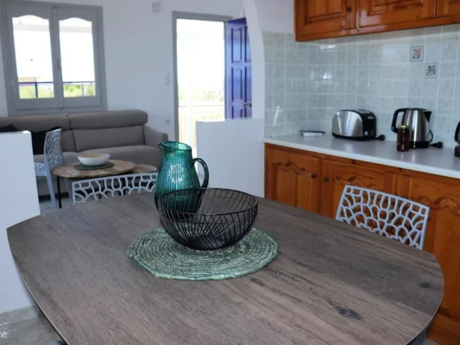 Villa Blue Cocoon mit Meerblick-Dedans