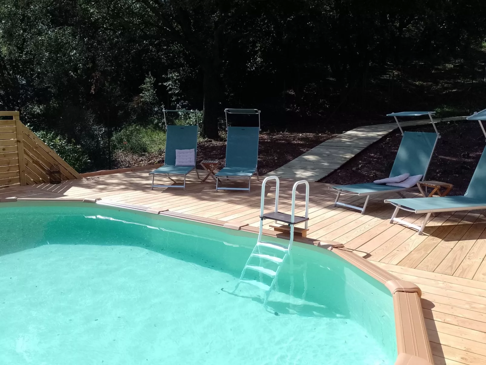 Lucinkas Ferienhaus mit 2 Schlafzimmern-Draußen