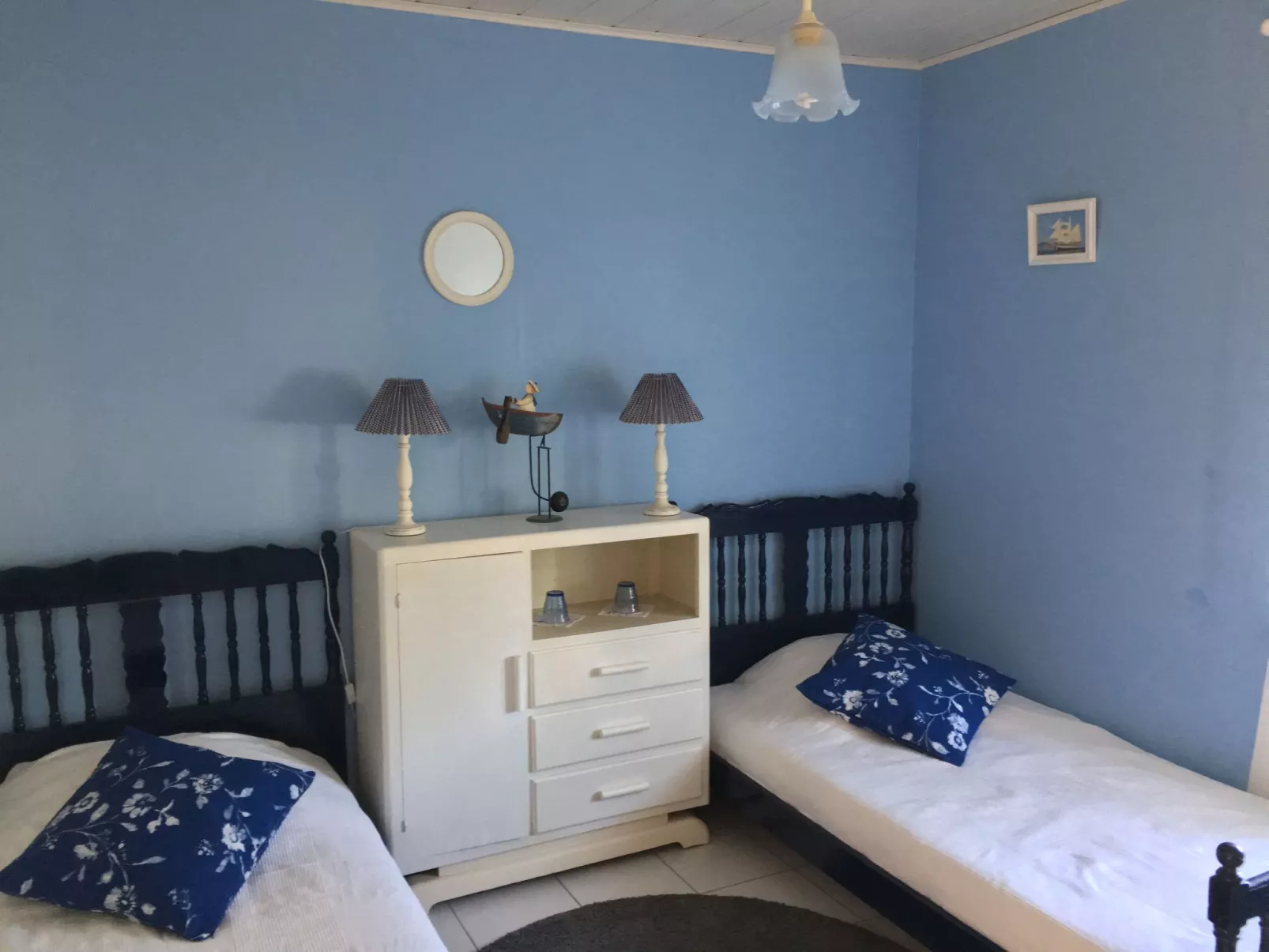 Domäne mit Terrasse-Drinnen