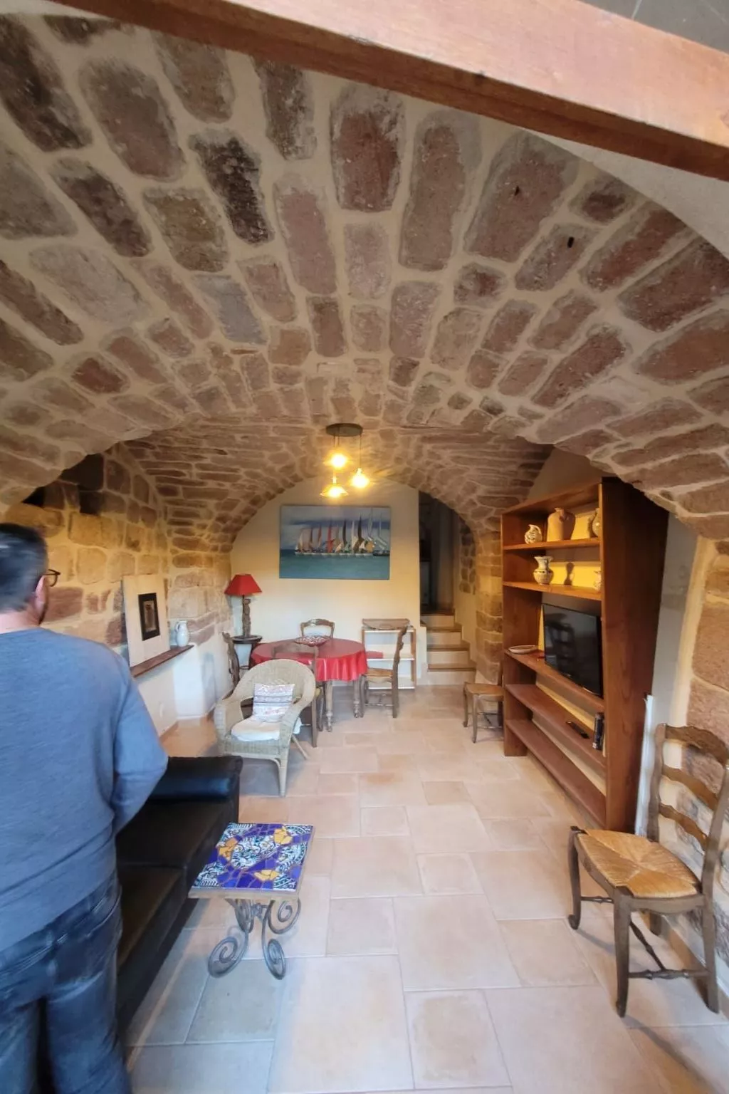 Steinhaus und Freischwimmbad, 4 Betten, 2SZ-Inside