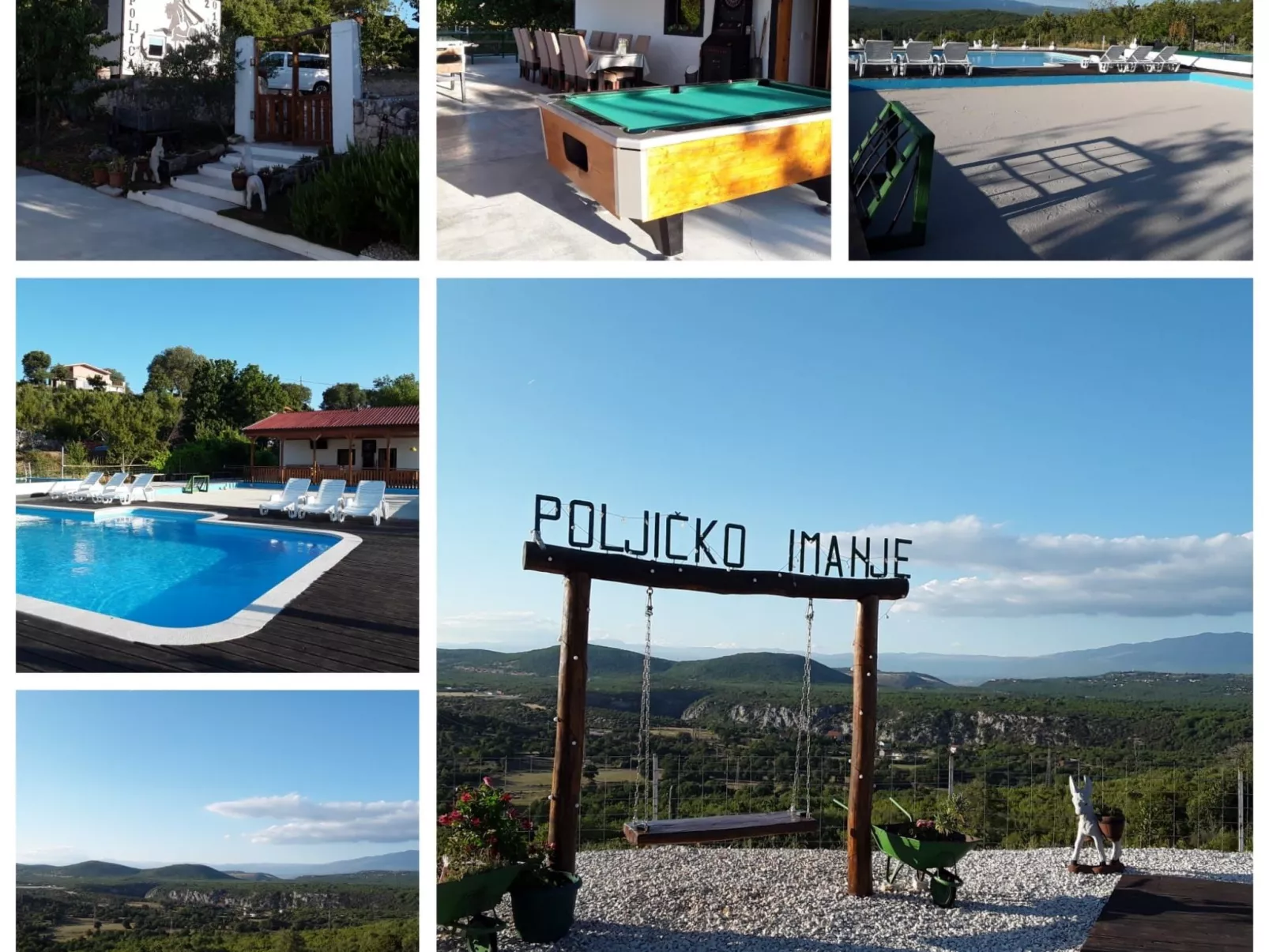 Anwesen "Poljicko imanje" mit eigenem Pool-Dehors