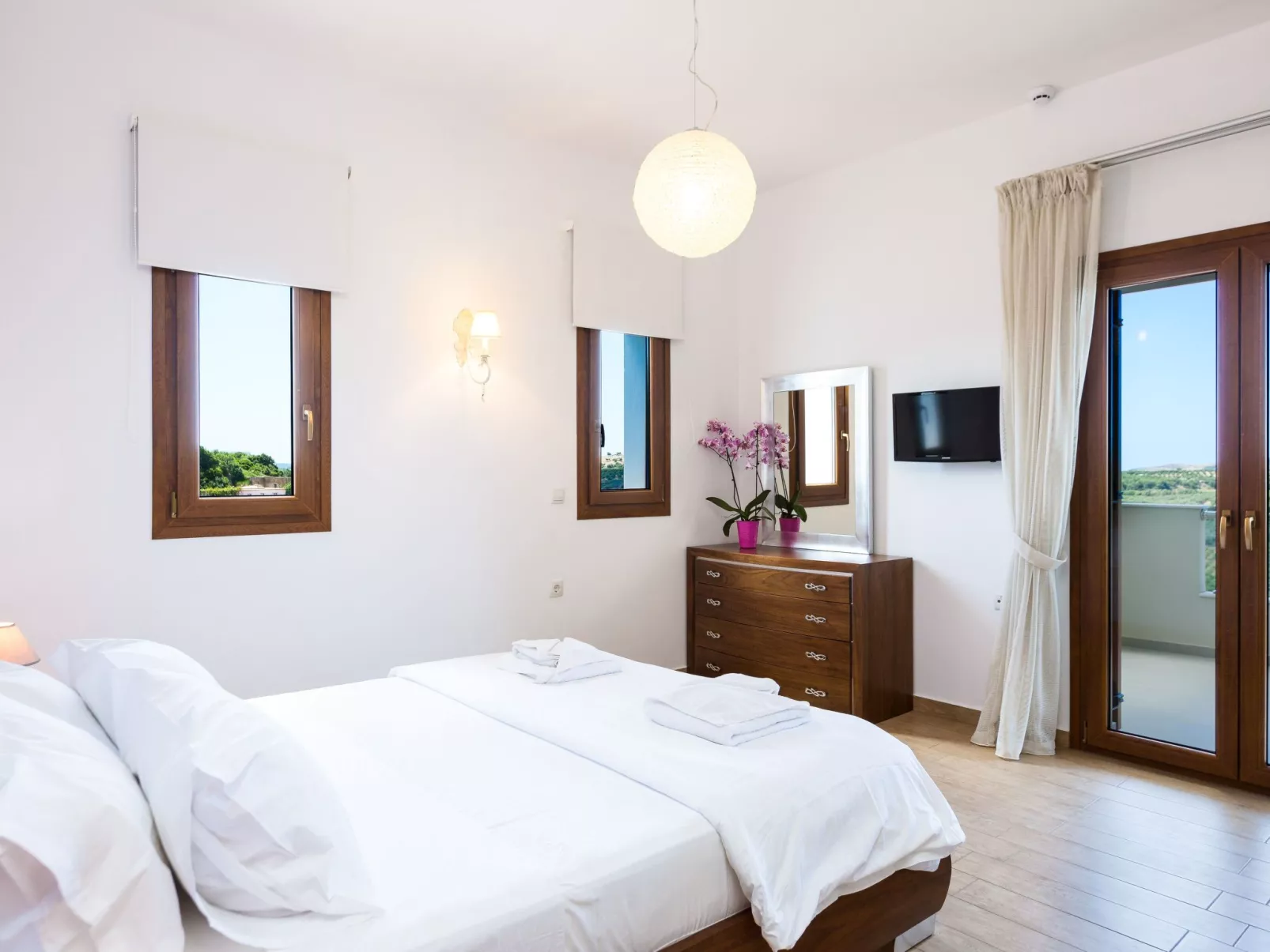 Villa "Kampos" mit eigenem Pool-Drinnen