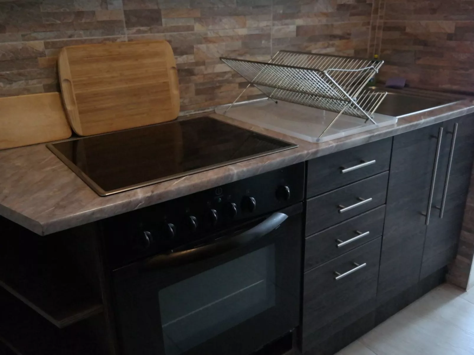 Doppelhaushälfte für sechs Personen mit Terrasse-Dedans