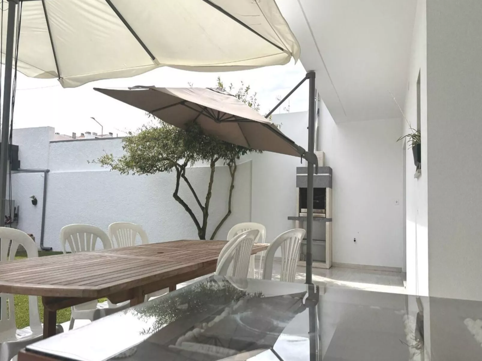 Strandhaus -Salzwasserpool, Geheizt Bedeckt-Dehors