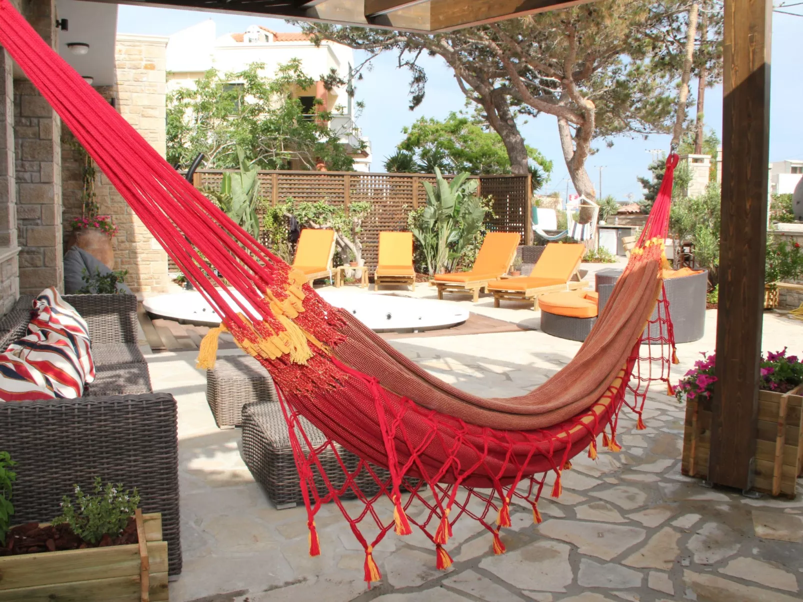 Paradisos für 14 Personen und 4 Kinder-Draußen