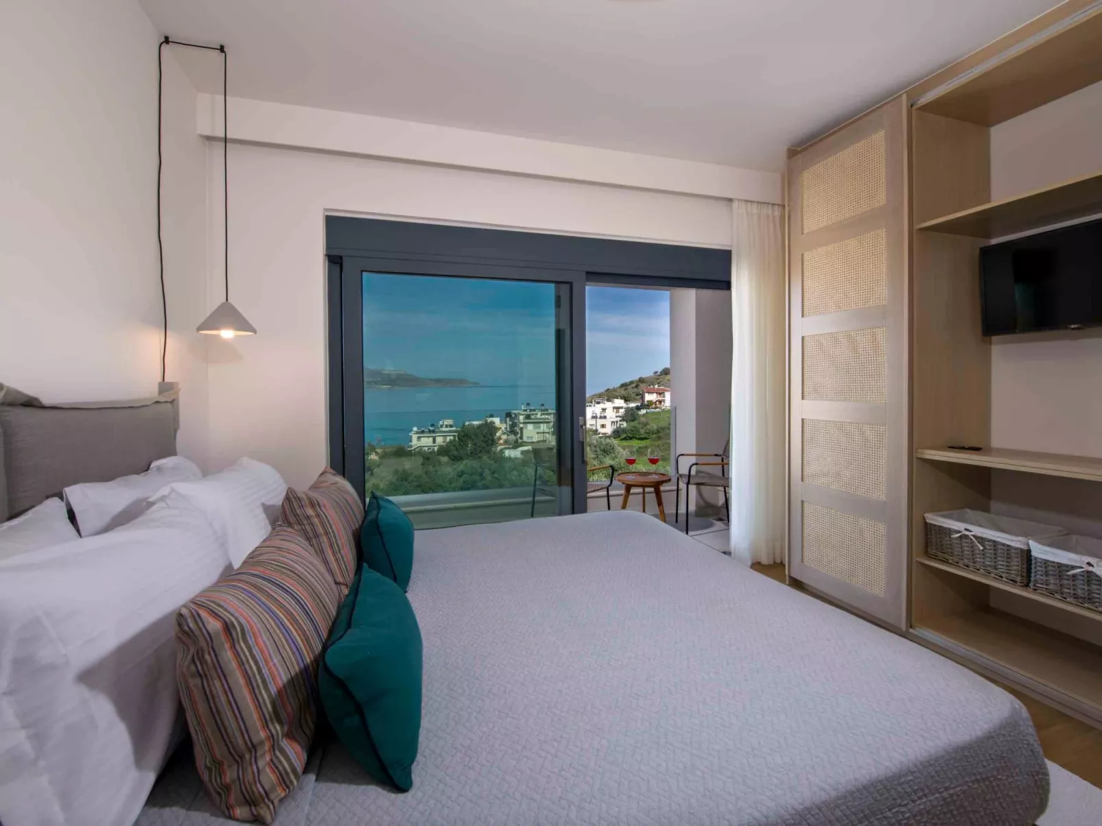 Kalyves Royal Villa-''Gratis''beheizter Pool, Fitnessraum, Meerblick-Inside