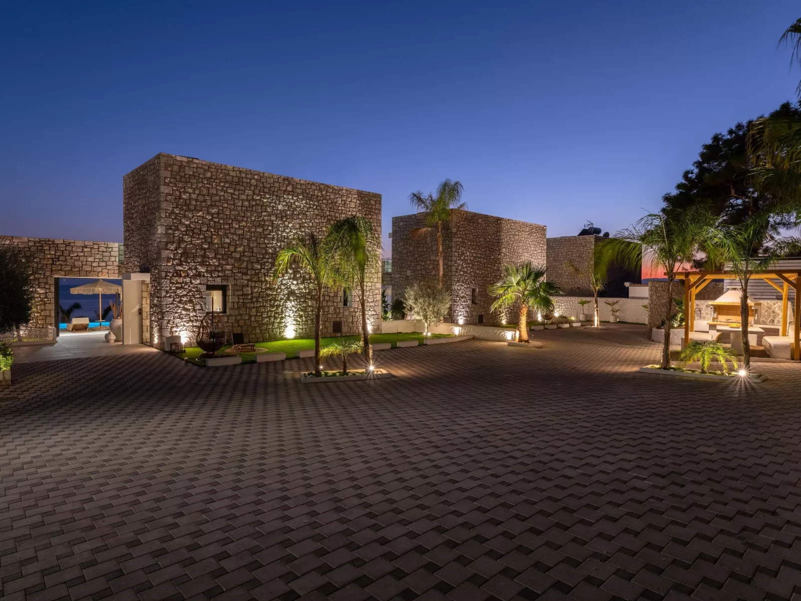 Ferienvilla Lido weiß in Strandnähe-Dehors