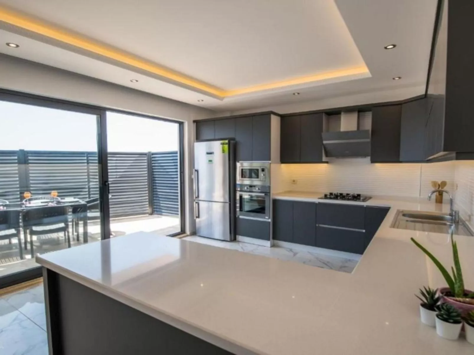 Meerblick Villa-Draußen