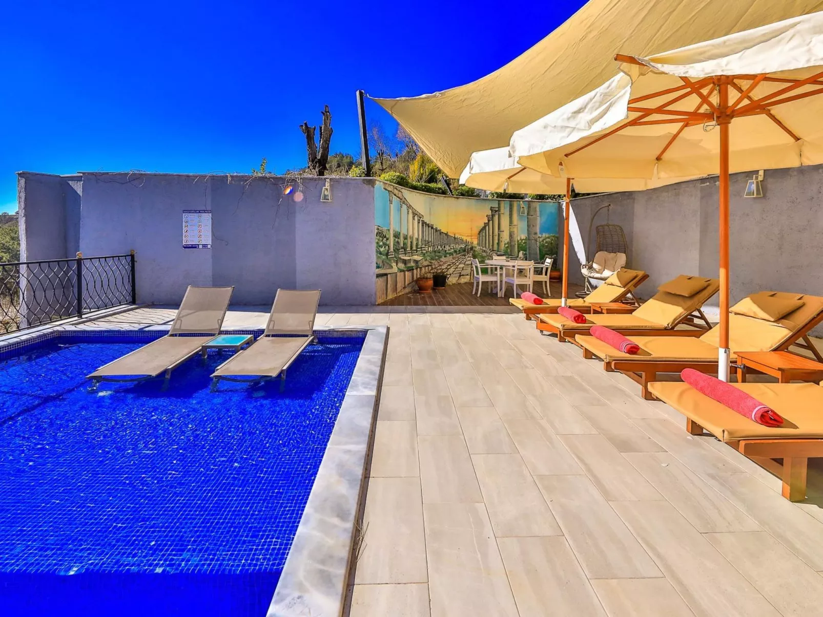 Steinhausvilla in der Natur-Drinnen