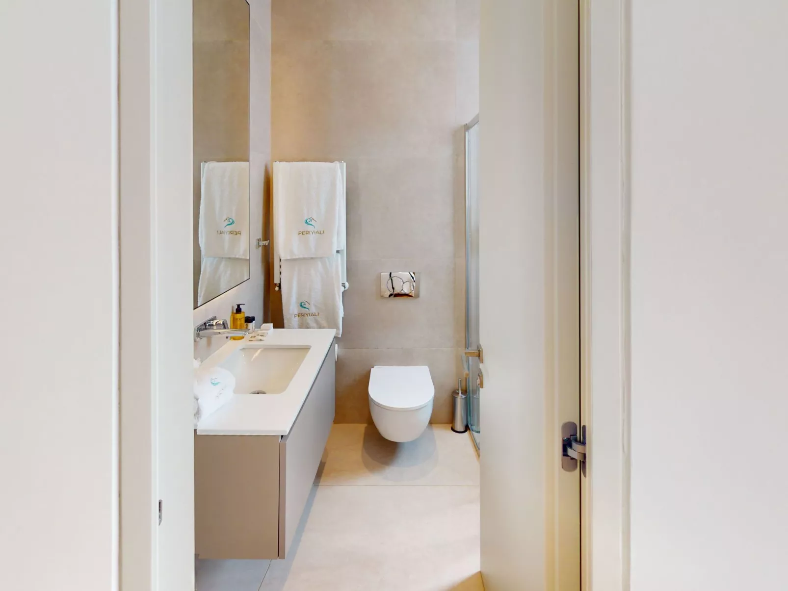 Periyiali Resort - Seitlicher Meerblick Villa Erato - 19-Drinnen