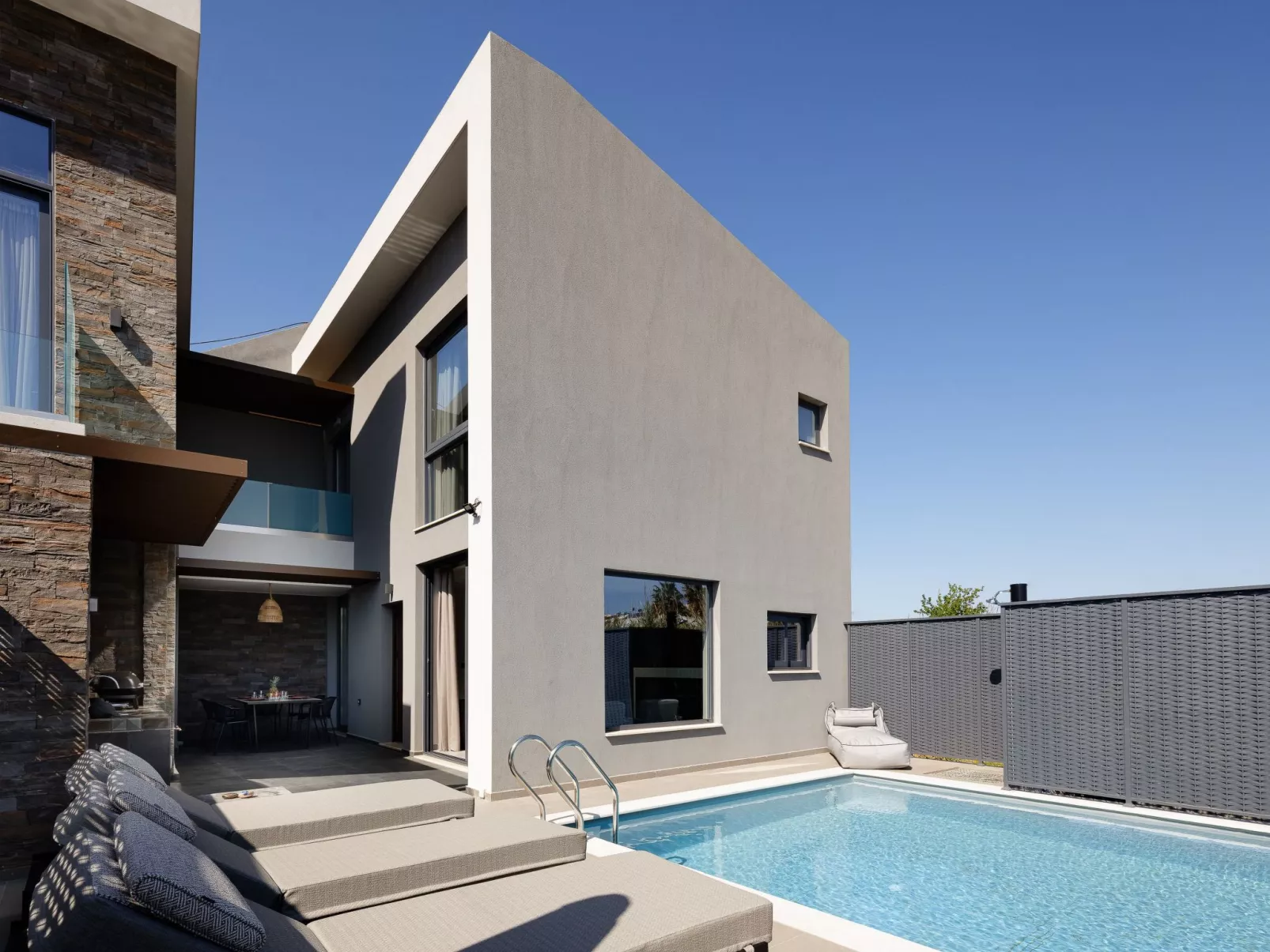 VillAgioi III - Pool Villa und 450m zum Sandstrand-Dedans