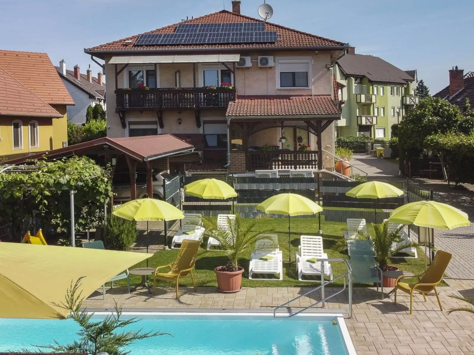 Apartement mit Balkon Nr.5 Ács Apartman Hévíz-Draußen