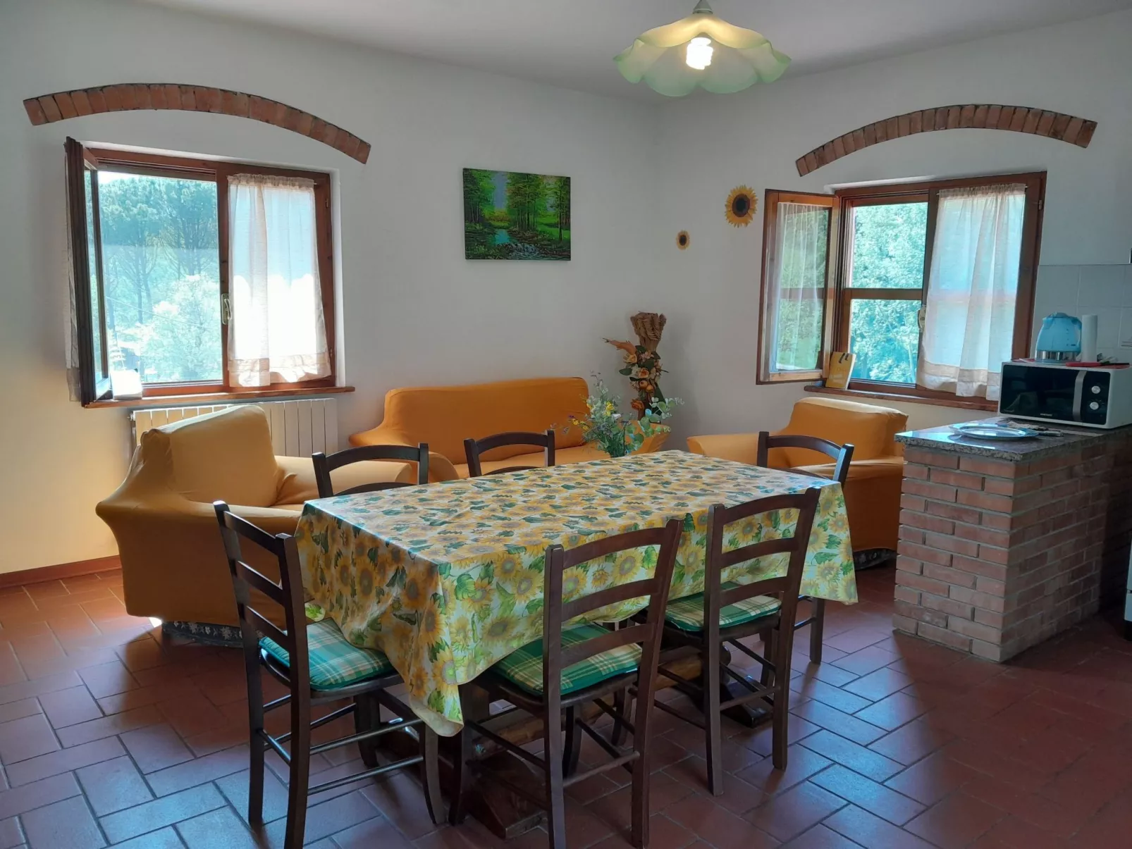 Girasole Haus mit Pool in Fauglia-Inside