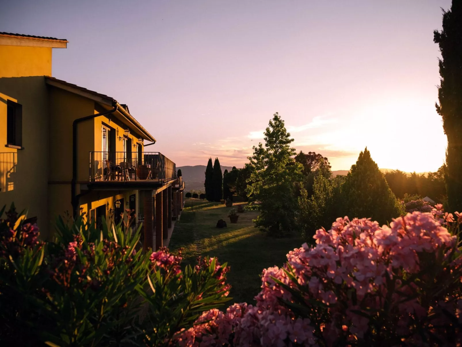Unterkunft für 5 Personen, auf einem Bauernhof mit Schwimmbad-Dehors