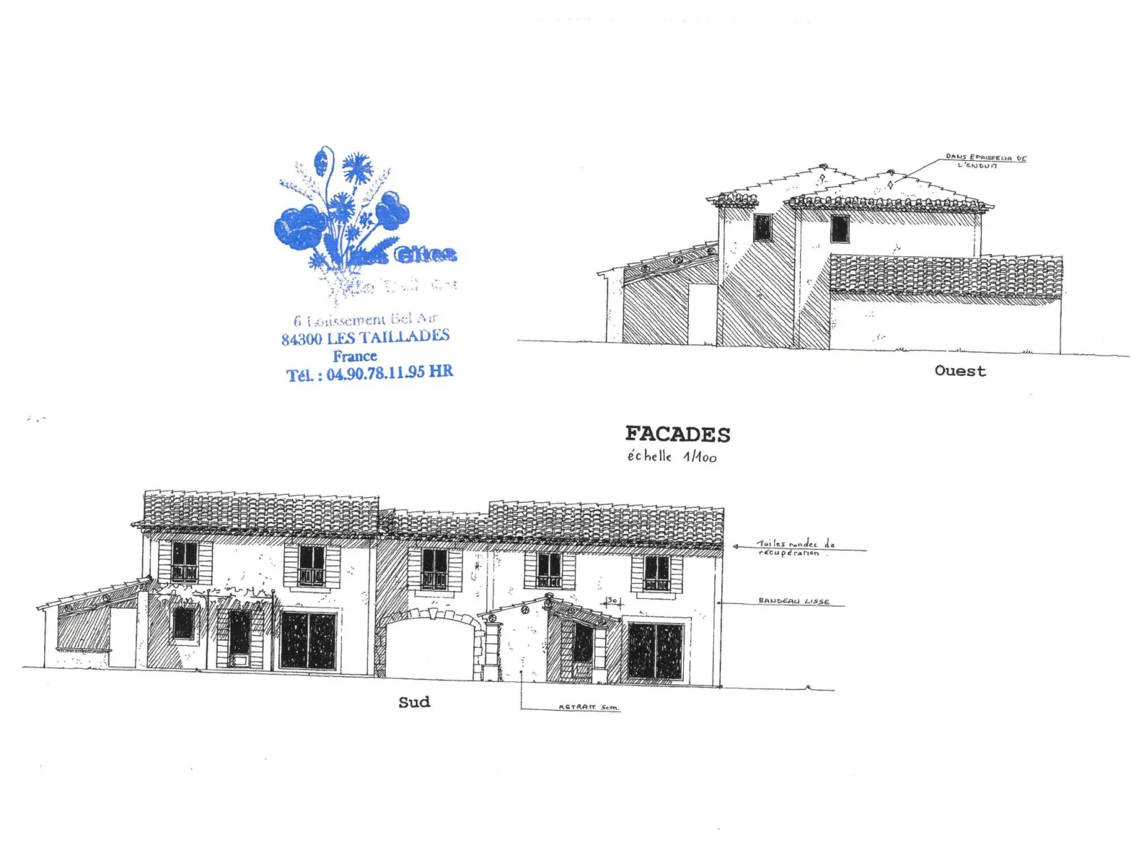 Die Gîtes de Bel-Air im Luberon in der Provence-Dedans