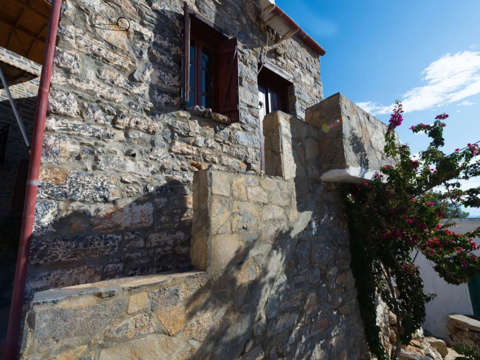 Leonidas Traditionelles kretisches Haus mit Meerblick-Draußen