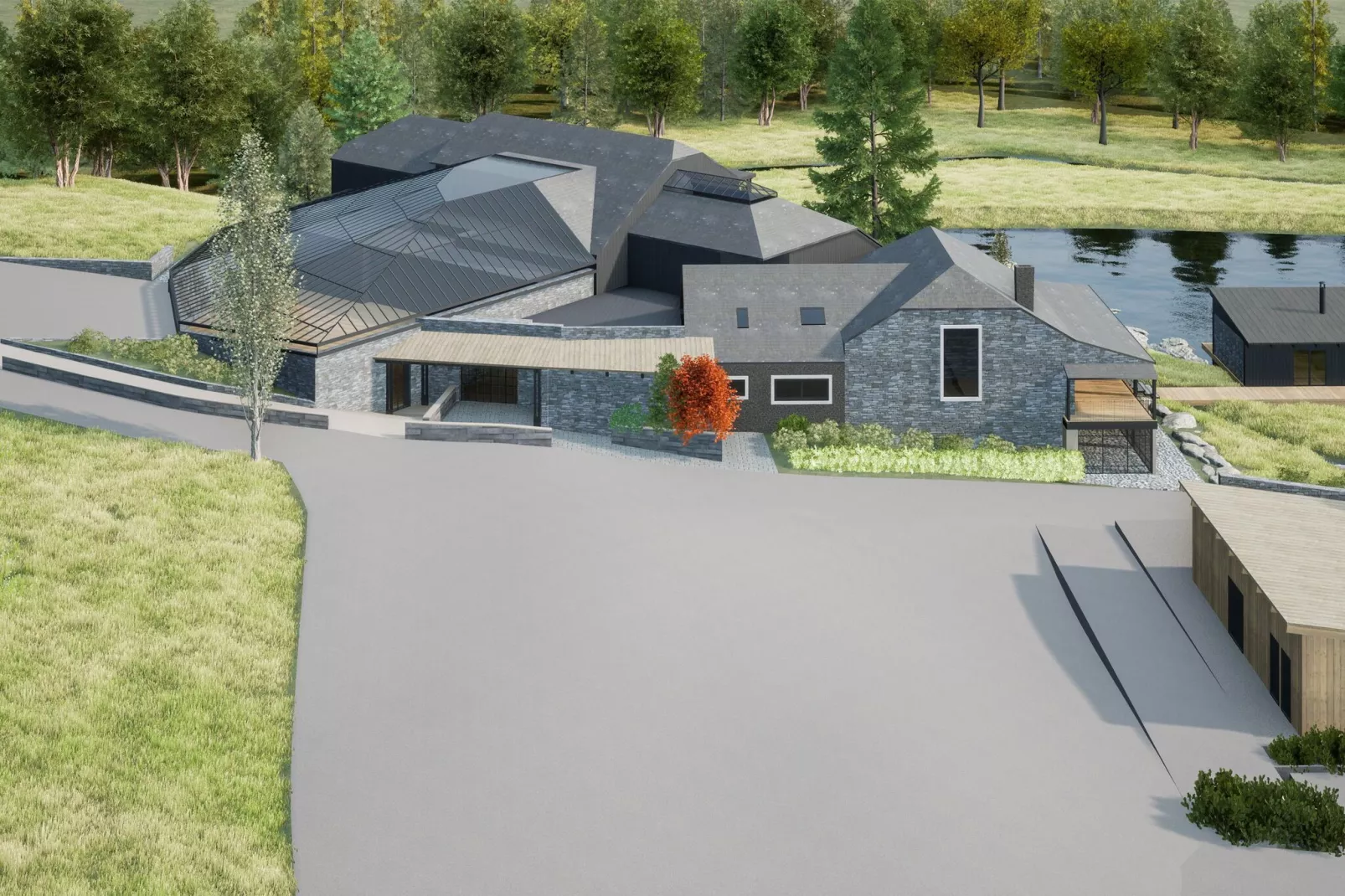 Hillview Resort Grandvoir 2-Areas summer 1km
