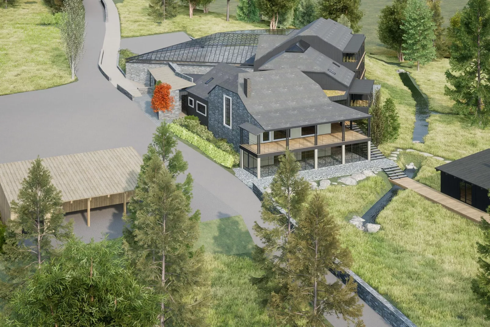 Hillview Resort Grandvoir 2-Areas summer 1km