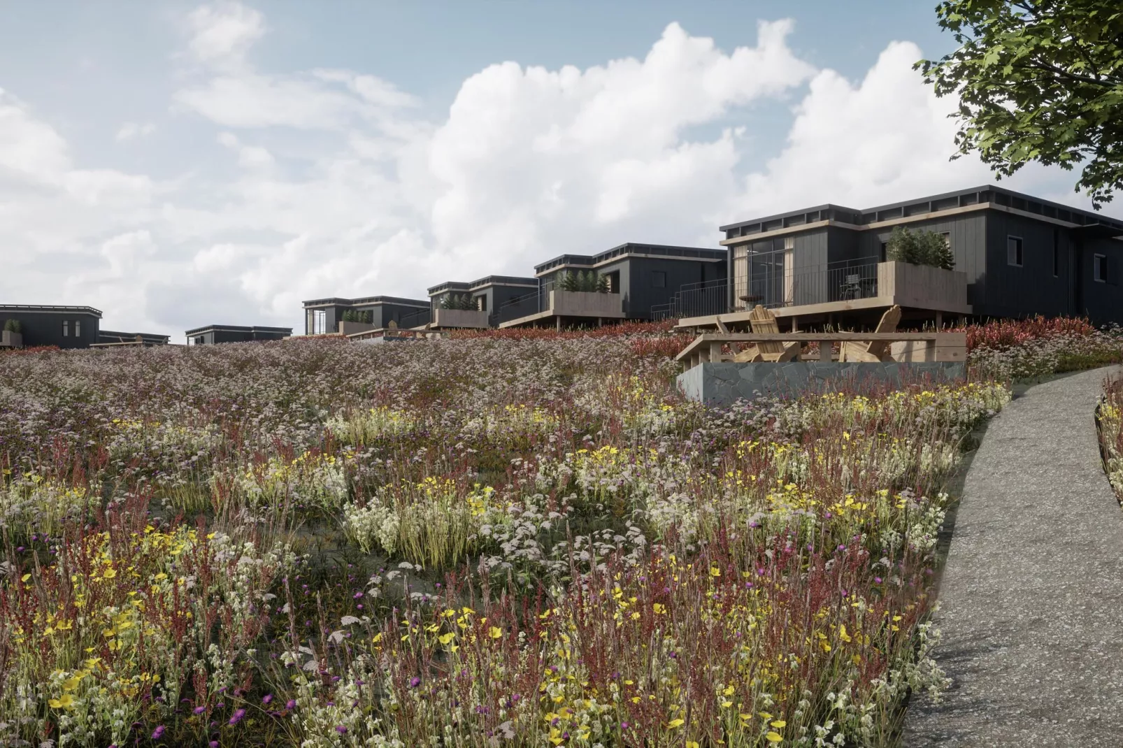 Hillview Resort Grandvoir 2-Areas summer 1km
