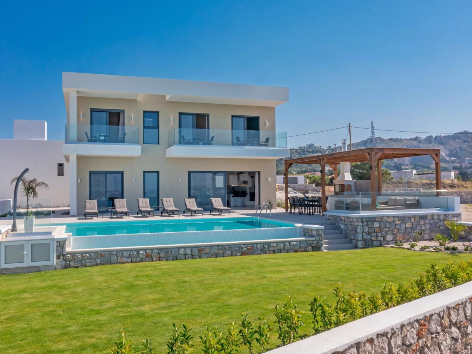 Ferienvilla Azalea mit Schwimmbad-Dehors