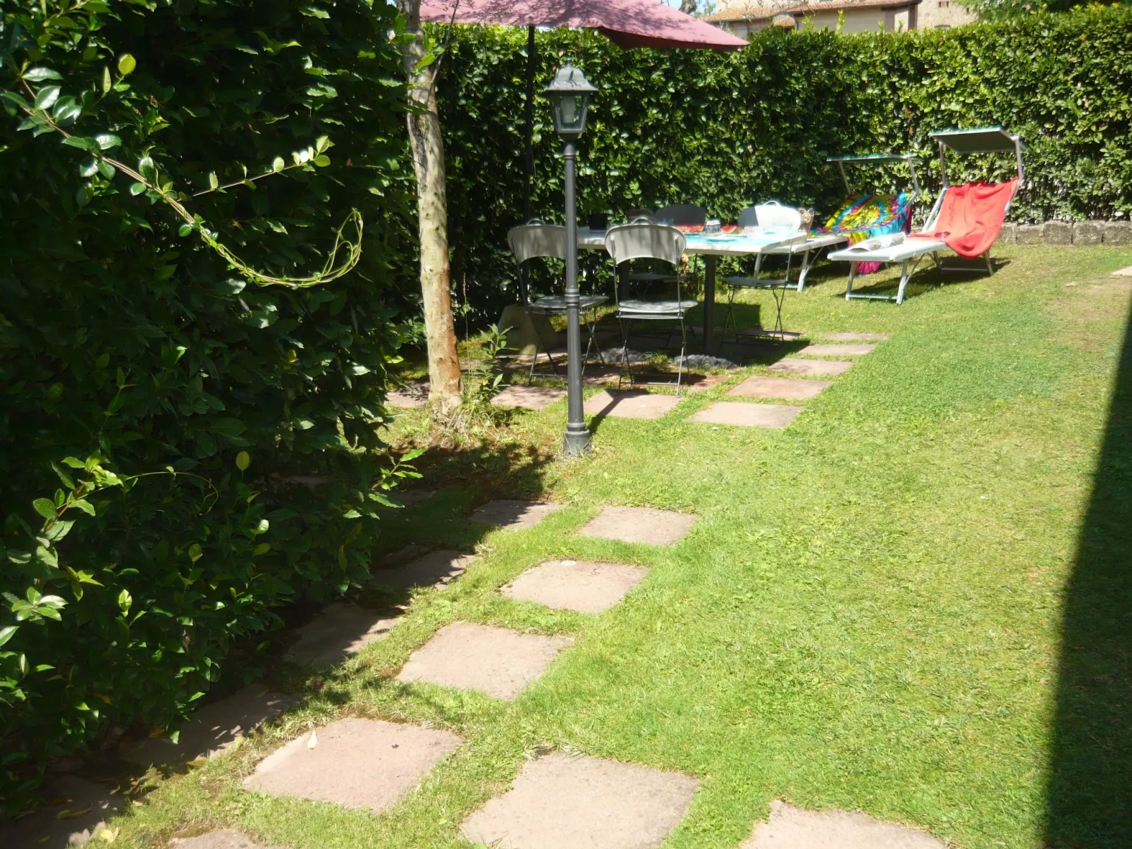 Wohnung in einem Ferienhaus mit Schwimmbad im Herzen der Toskana.-Dehors
