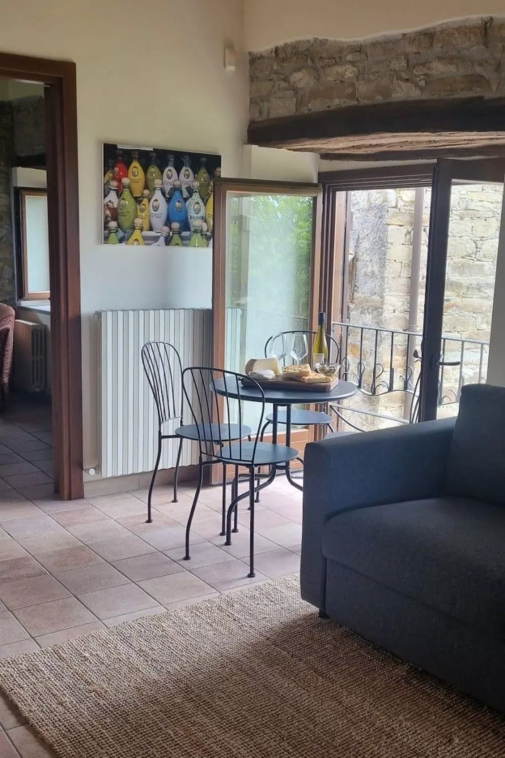 Cascina Bricco 'Ein Balkon in den Alpen-Drinnen