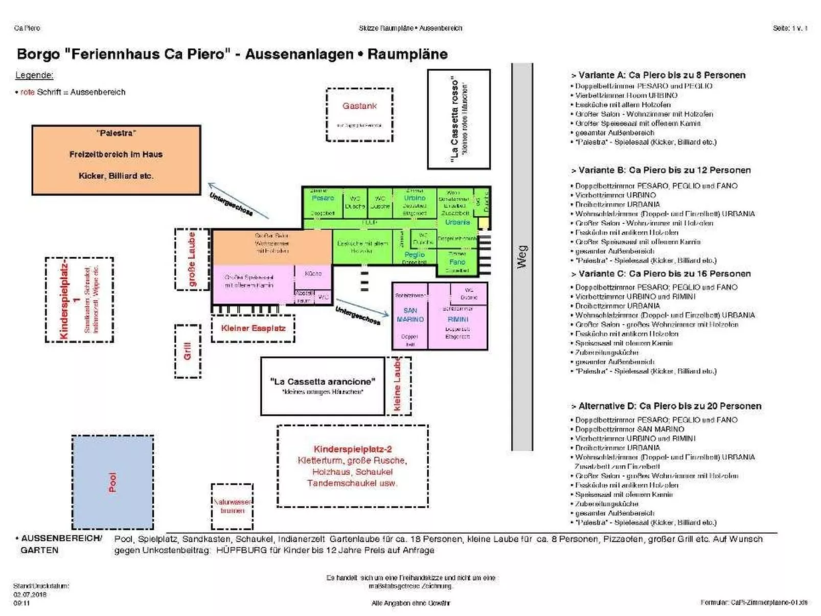 Ca Piero - antikes Borgo mit Pool-Inside
