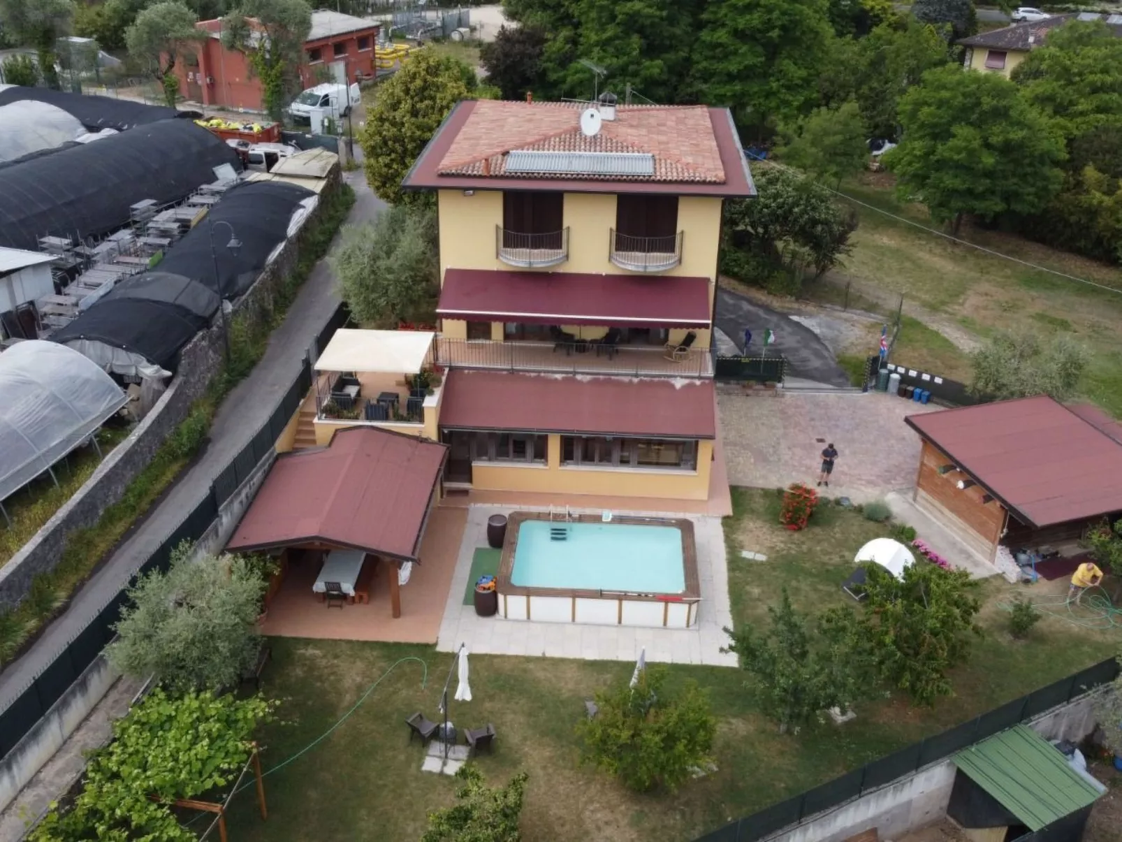 Appto. "Villa La Veranda" mit Garten und Pool-Outside