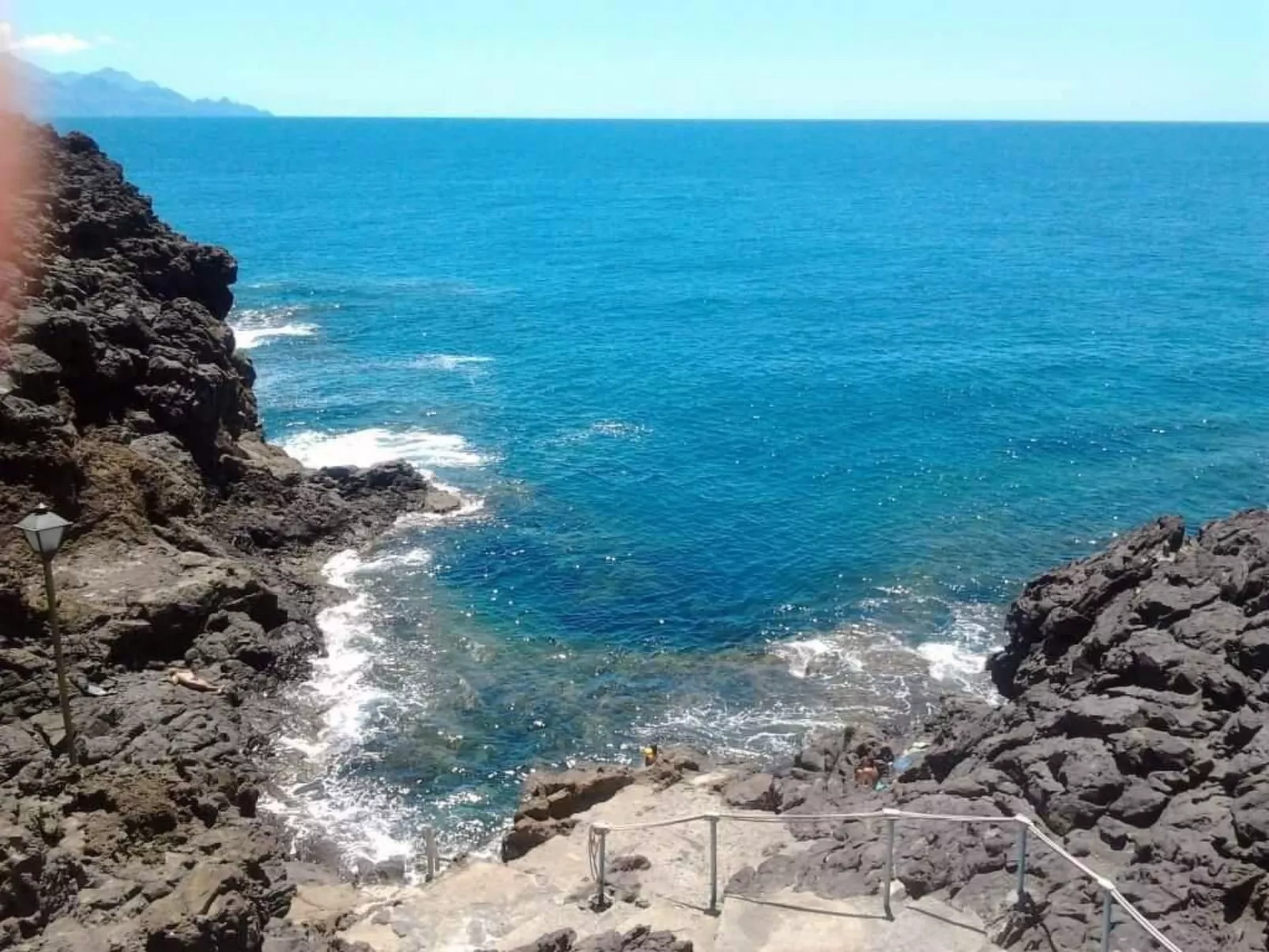 Wohnung "Faro de Sardina" mit Blick aufs Wasser-Dehors